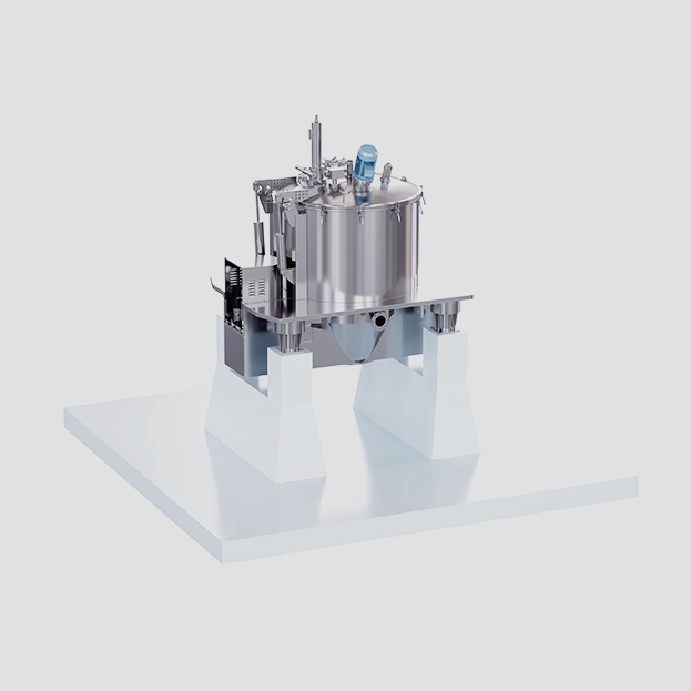 PLD Vertical Bag Pulling Centrifuge, bottom discharge filter centrifuge